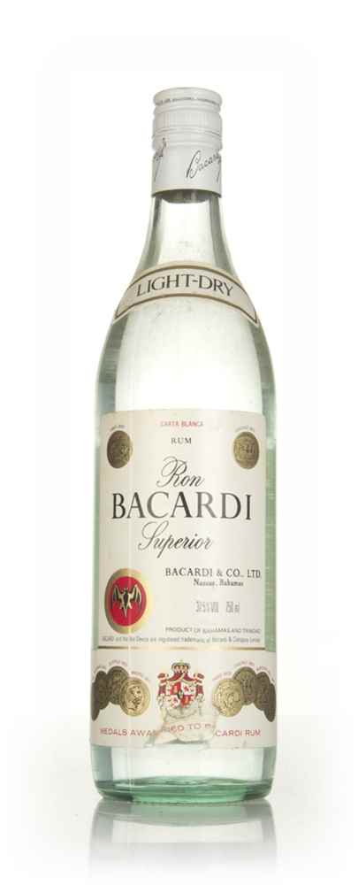 Bacardi Carta Blanca (75cl) - 1980s