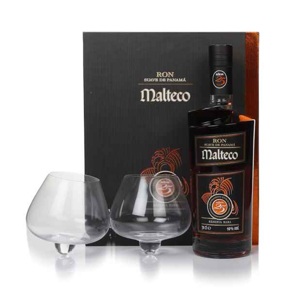 Ron Malteco 25 Year Old Reserva Rara (with 2x Glasses)