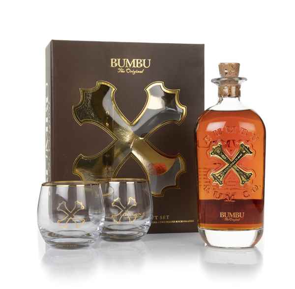 Bumbu Rum: The Original, 750 Ml, Gift Set With Two Rock Glasses - GJ  Curbside