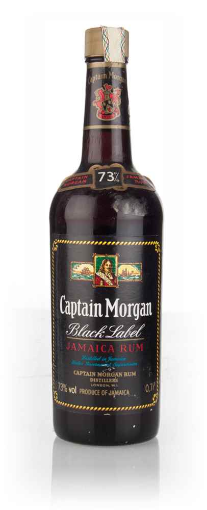 Captain Morgan Black Label Overproof - 1980s