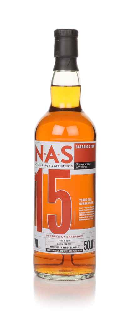Barbados 15 Year Old Rum - Notable Age Statements (Decadent Drinks)