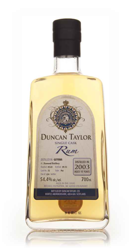 Diamond 10 Year Old 2003 (Cask 72) - Single Cask Rum (Duncan Taylor)