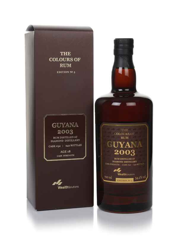 Diamond Distillery 18 Year Old 2003 Guyana Edition No. 5 - The Colours of Rum (Wealth Solutions)