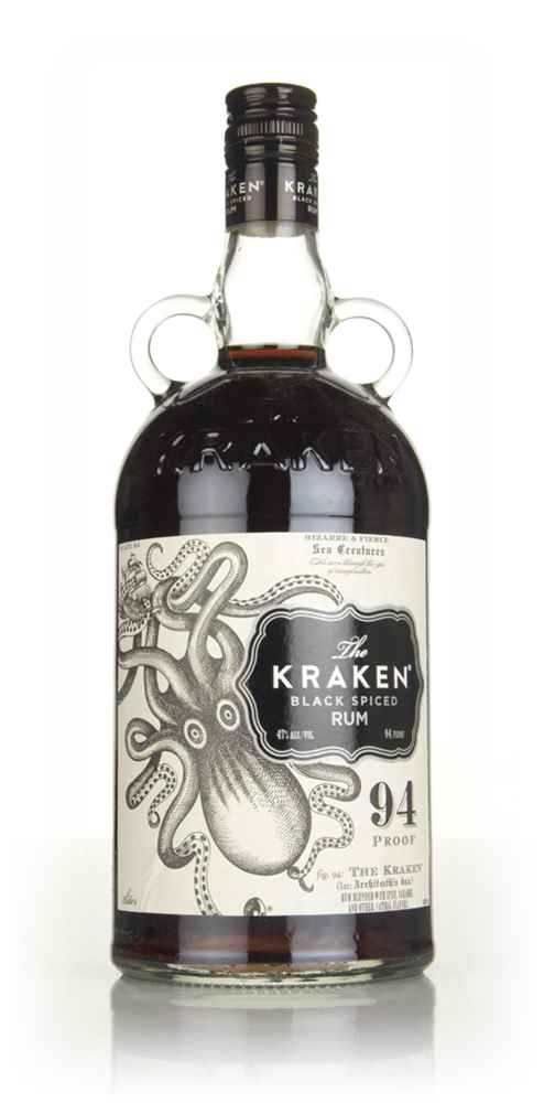 The Kraken Black Spiced Rum 94 Proof (1L)
