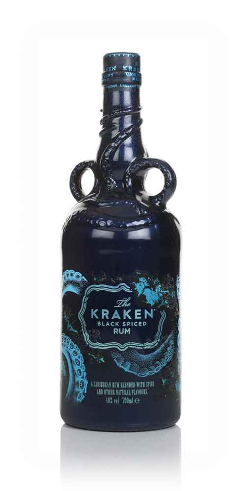 The Kraken Black Spiced Rum - Deep Sea Bioluminescence (No Presentation Tin)