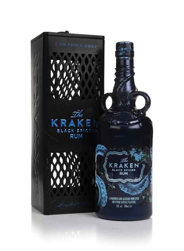 The Kraken Black Spiced Rum - Deep Sea Bioluminescence