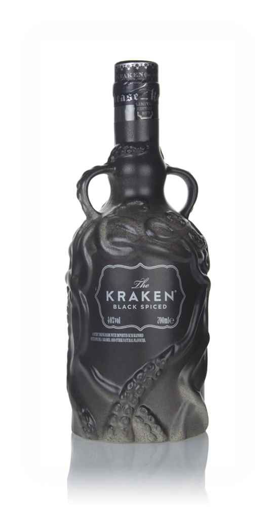 The Kraken Black Spiced Rum - The Salvaged Bottle