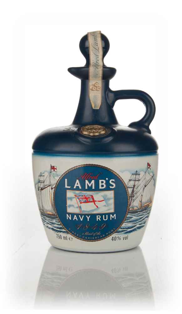 Alfred Lamb's Navy Rum Flagon - 1970s