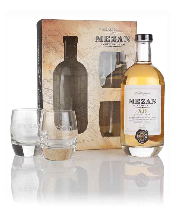 Mezan Jamaica XO Gift Pack with 2x Glasses