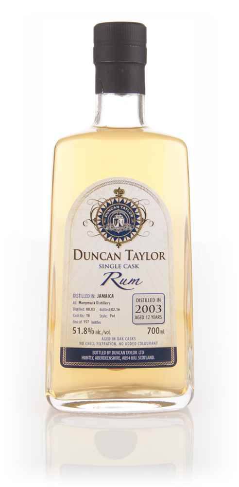 Monymusk 12 Year Old 2003 (cask 18) - Single Cask Rum (Duncan Taylor)