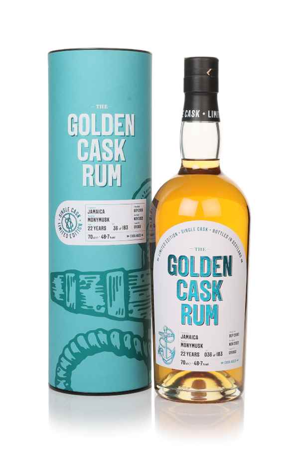 Monymusk 22 Year Old 2000 (cask CR003) - The Golden Cask Rum (House of Macduff)