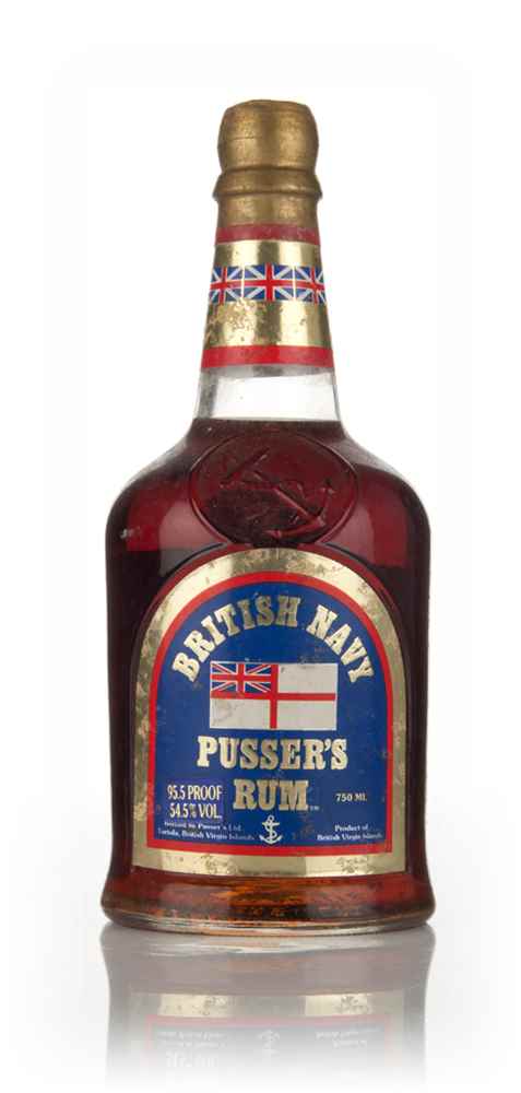 Pusser's British Navy Rum Blue Label - 1980s