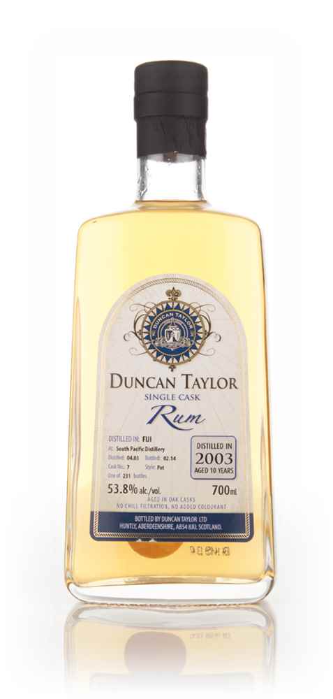 South Pacific 10 Year Old 2003 (cask 7) - Single Cask Rum (Duncan Taylor)