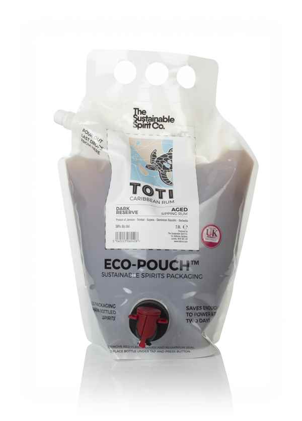 Toti Dark Rum Eco-Pouch (The Sustainable Spirit Co.)
