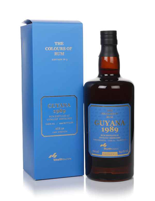 Uitvlugt 32 Year Old 1989 Guyana Edition No. 3 - The Colours of Rum (Wealth Solutions)