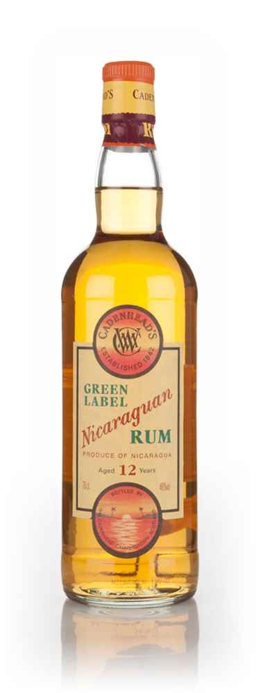WM Cadenhead 12 Year Old Green Label Nicaraguan Rum