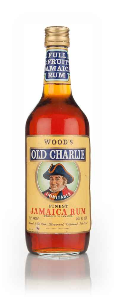 Wood's Old Charlie Inimitable Finest Jamaica Rum - 1970s