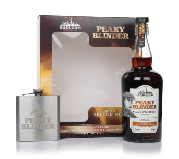 Peaky Blinder Spiced Rum Gift Pack with Hip Flask product image