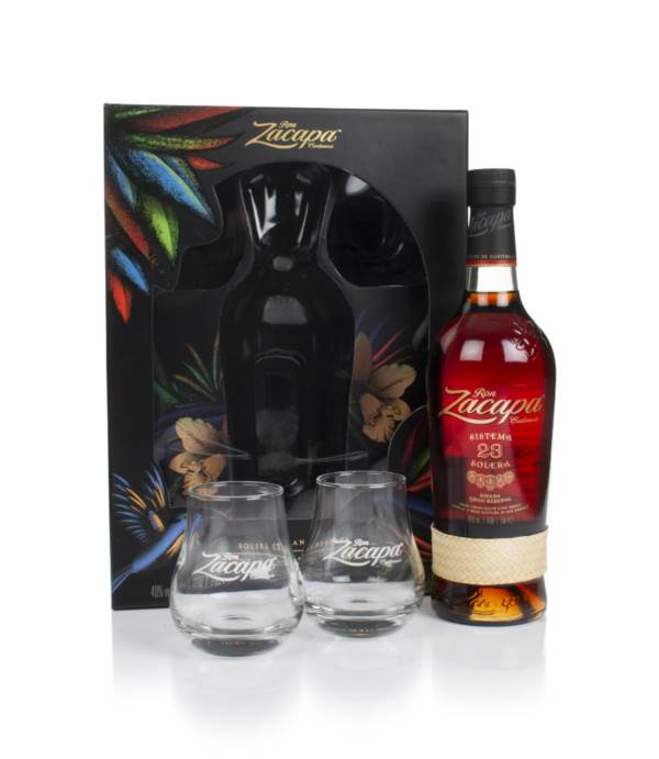 Ron Zacapa Centenario Sistema Solera 23 Gift Pack with 2x Glasses product image