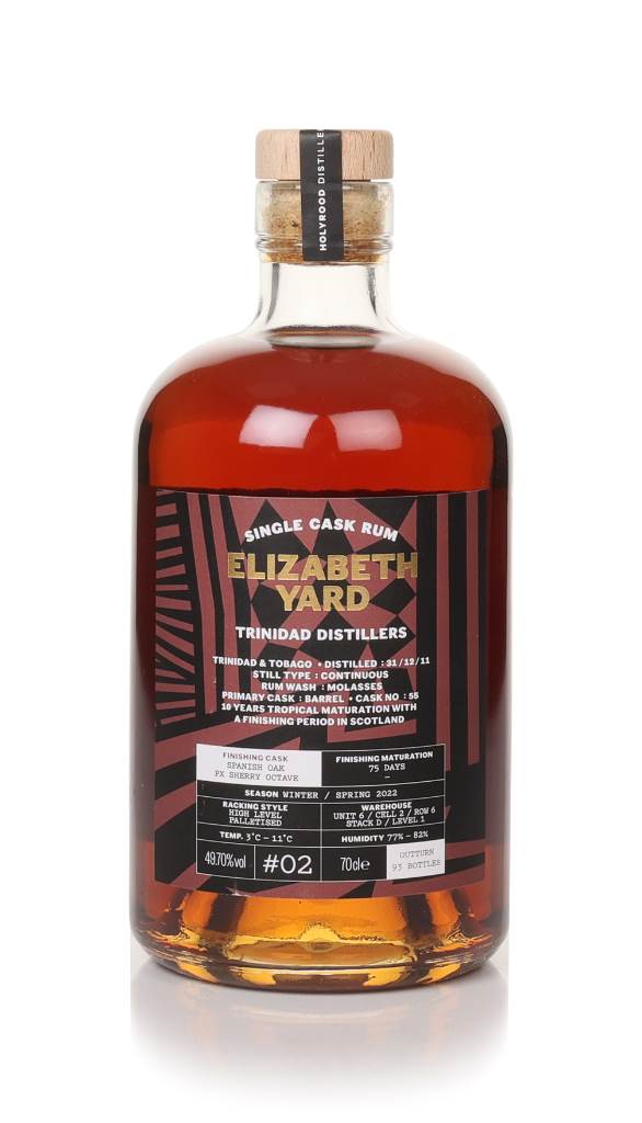 Trinidad Distillers 10 Year Old 2011 (cask 55) - Elizabeth Yard (Holyrood Distillery) product image