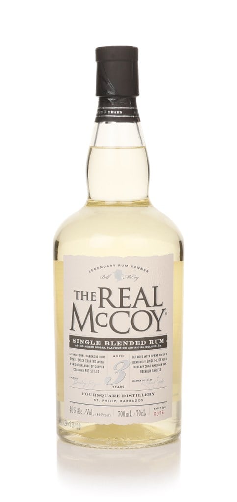 The Real McCoy 3 Year Old Single Blended Rum (40%)
