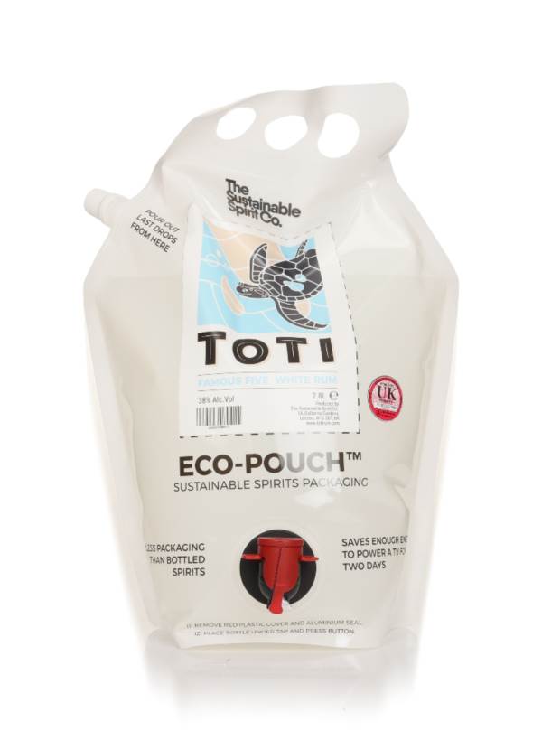 Toti White Rum Eco-Pouch (The Sustainable Spirit Co.) product image