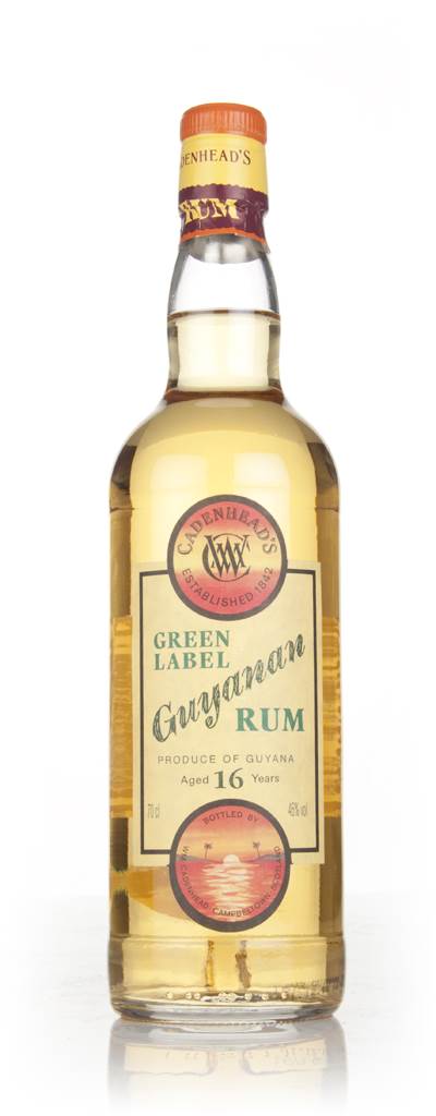WM Cadenhead 16 Year Old Green Label Guyanan Rum product image