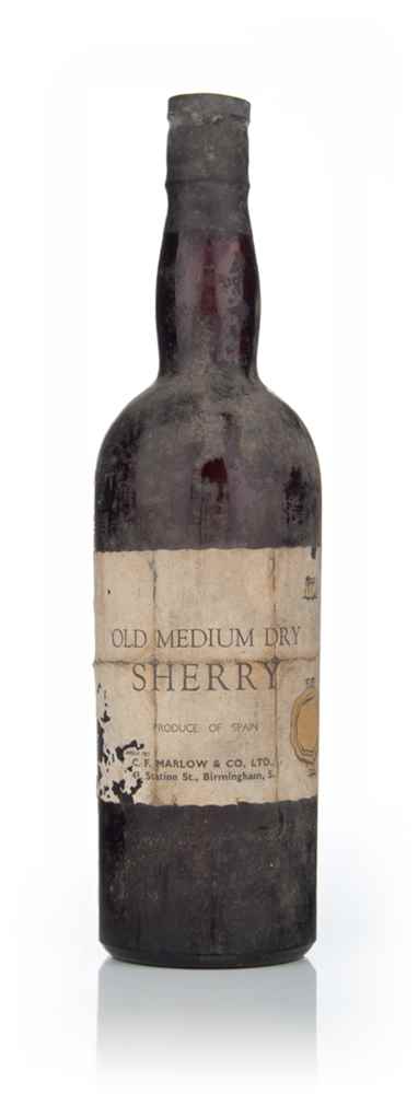 Marlow's Medium Dry Sherry - 1960s