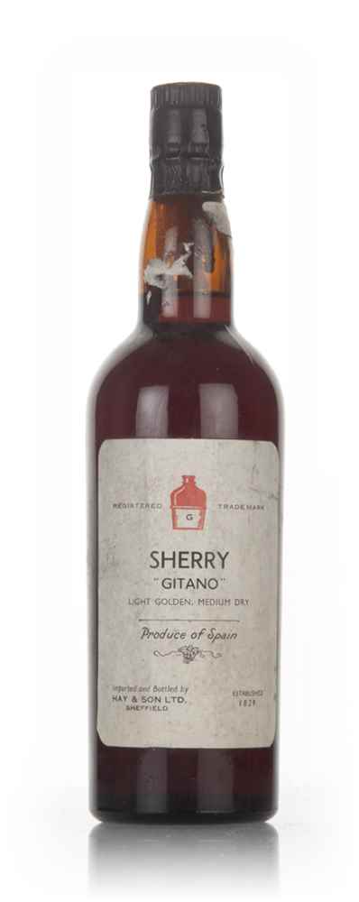 Gitano Medium Dry Sherry - 1960s