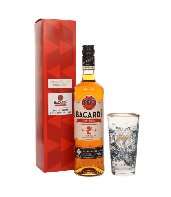 Bacardi Spiced Gift Set with Glass product image