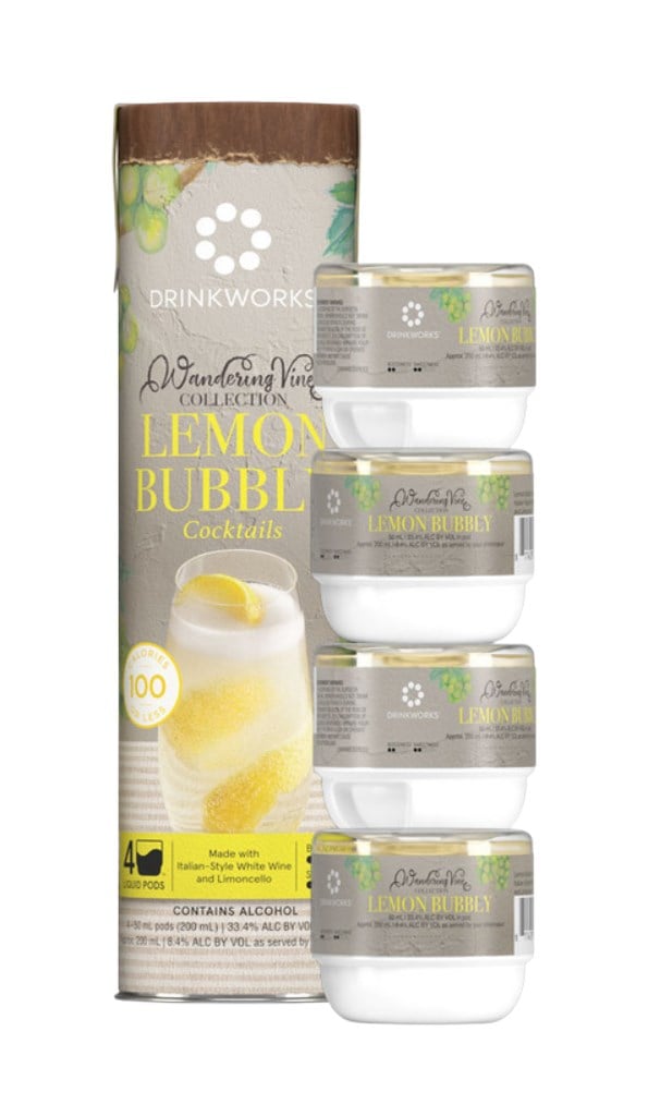 Drinkworks Lemon Bubbly Tube (4x Pods)