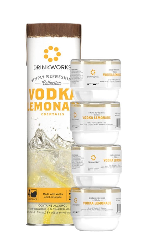 Drinkworks Vodka Lemonade Tube (4x Pods)
