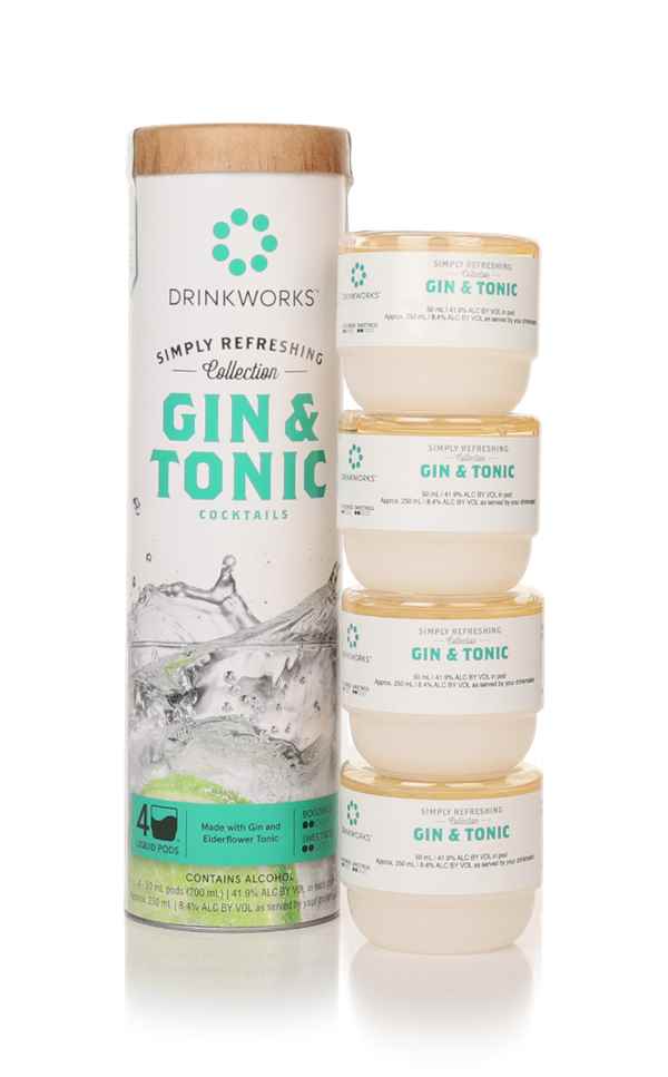 Drinkworks Gin & Tonic Tube (4x Pods)
