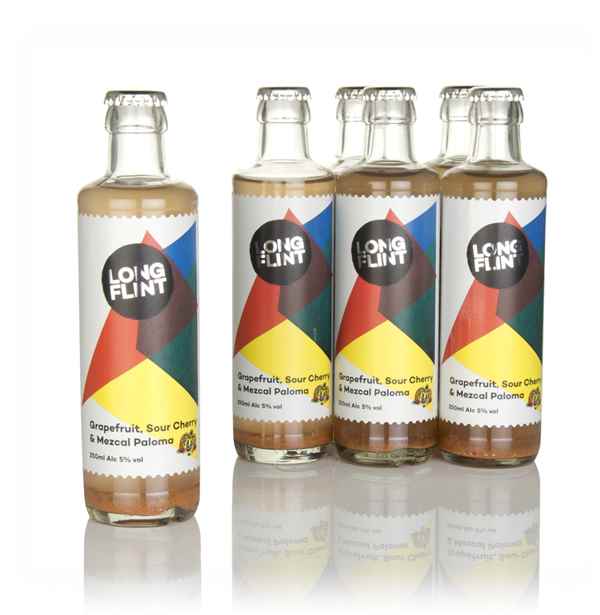 LongFlint Grapefruit, Sour Cherry & Mezcal Paloma (6 x 25cl)