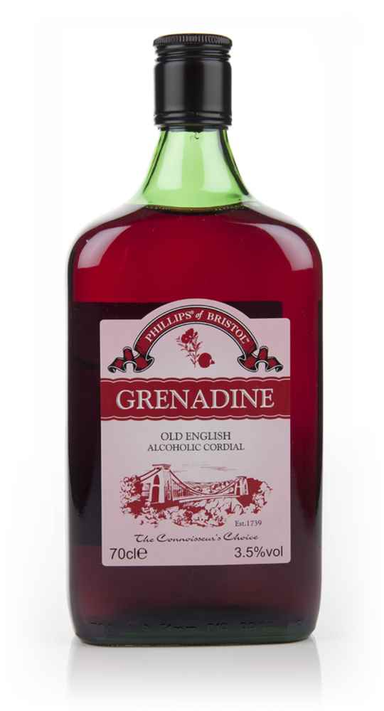 Phillips of Bristol Grenadine (Old English Alcoholic Cordial)