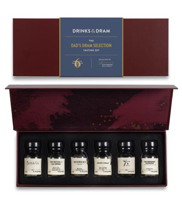 Dad's Dram Selection Gin Tasting Set (Red) product image