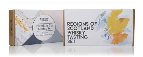 Regions of Scotland Whisky & Premium Gin Tasting Set Gift Bundle
