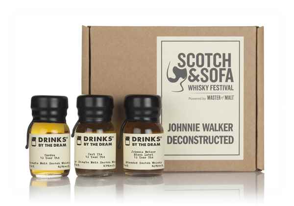 Scotch & Sofa Festival Johnnie Walker Deconstructed Tasting Set