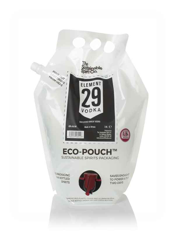 Element 29 Vodka Eco-Pouch (The Sustainable Spirit Co.)