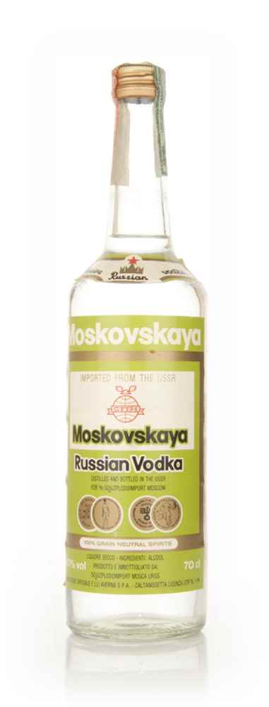 Moskovskaya Vodka - 1980s