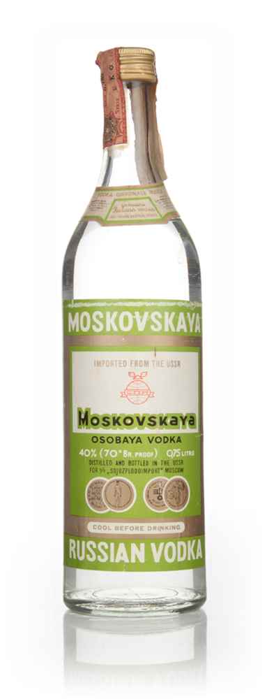 Moskovskaya Vodka 75cl -  1970s