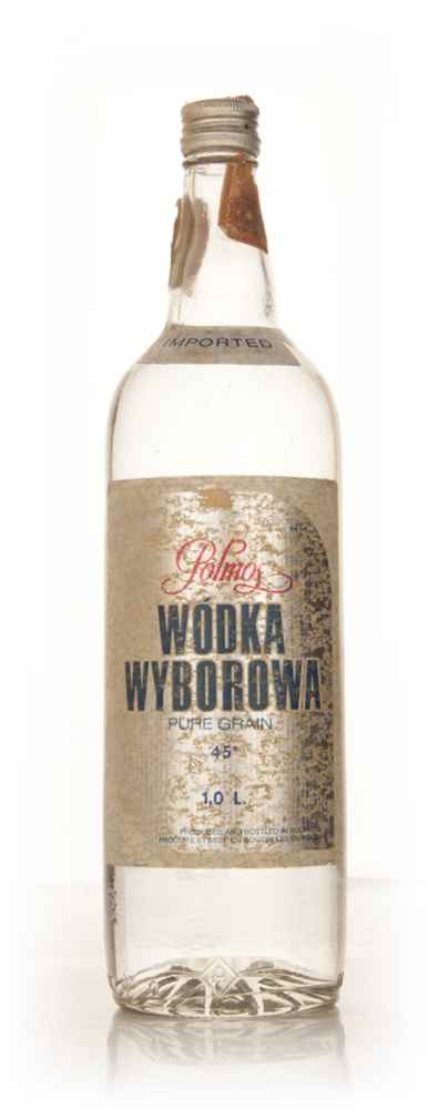 Polmos Wódka Wyborowa 1l - 1970s