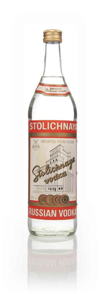 Stolichnaya Red Vodka - Early 1980s