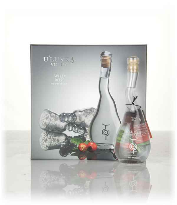 U'Luvka Wild Rose Gift Box with 2x Glasses (10cl)