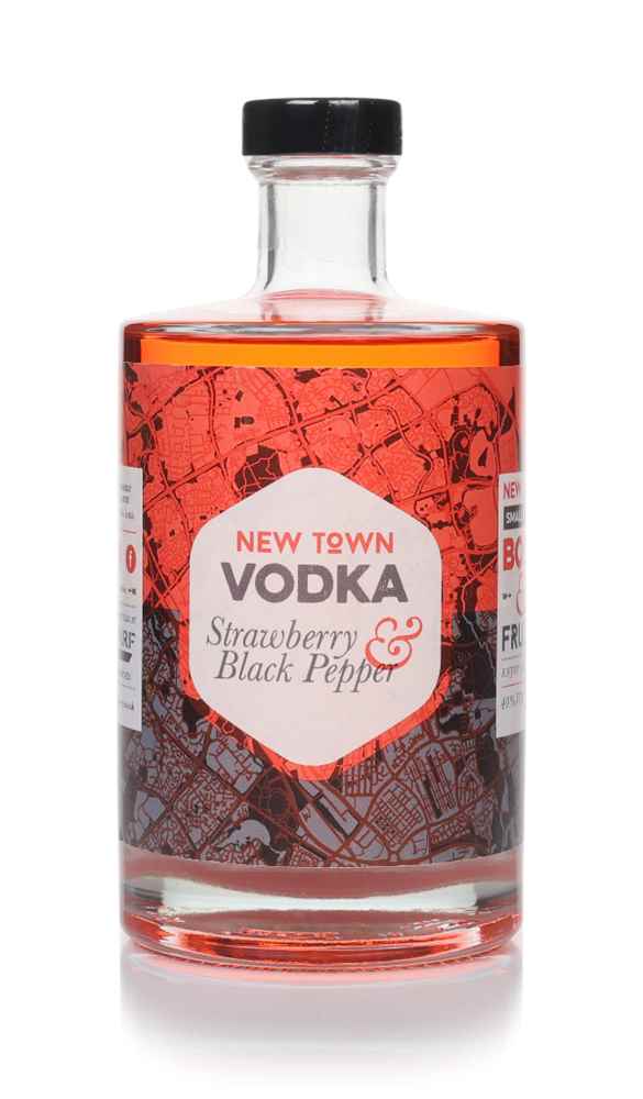 New Town Vodka - Strawberry & Black Pepper