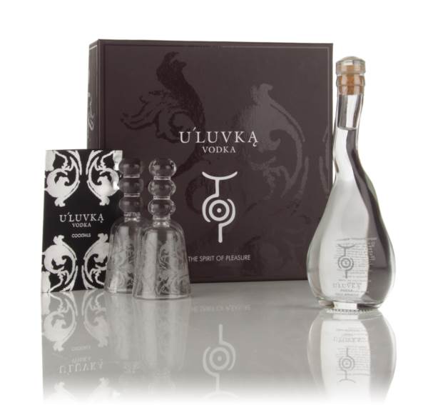 U'Luvka Vodka Gift Pack with 2x Glasses (10cl) product image