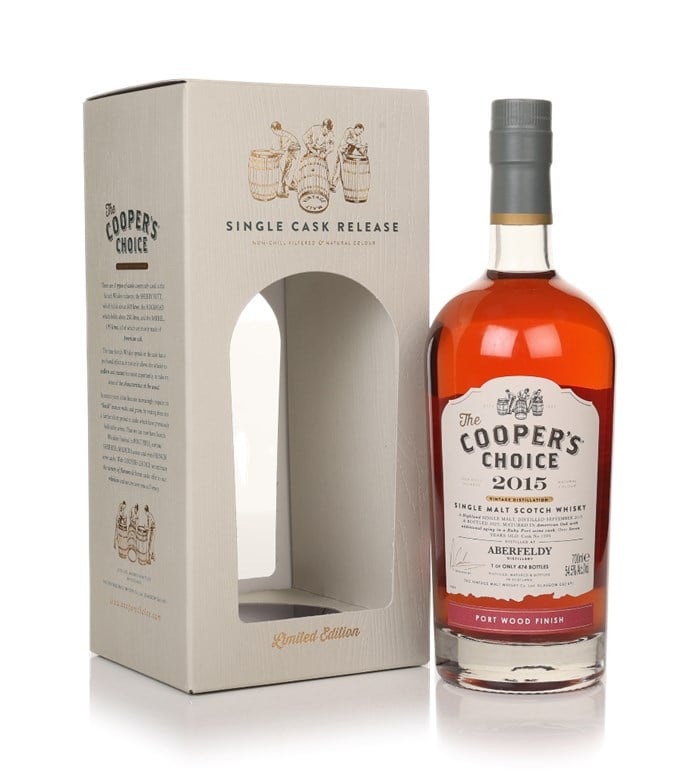 Aberfeldy 7 Year Old 2015 (cask 1203) - The Cooper's Choice (The Vintage Malt Whisky Co.)