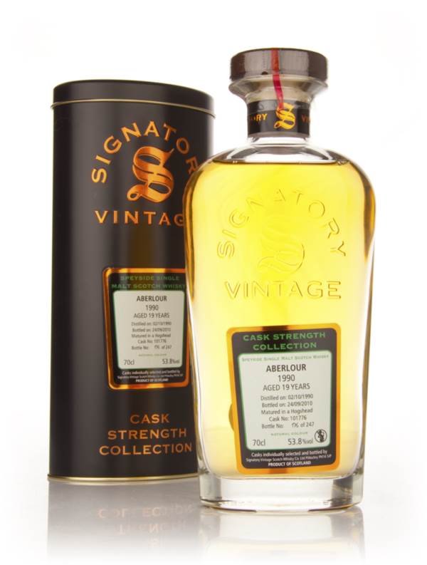 Aberlour 19 Year Old 1990 Cask 101776 - Cask Strength Collection (Signatory) product image