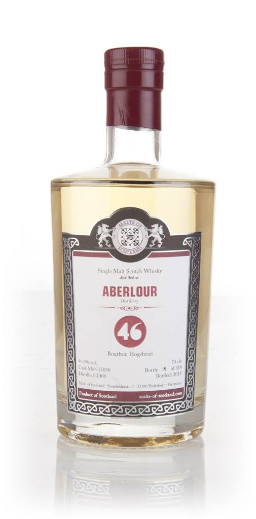 Aberlour 2000 (bottled 2015) (cask 15050) - 46 Range (Malts of Scotland) product image