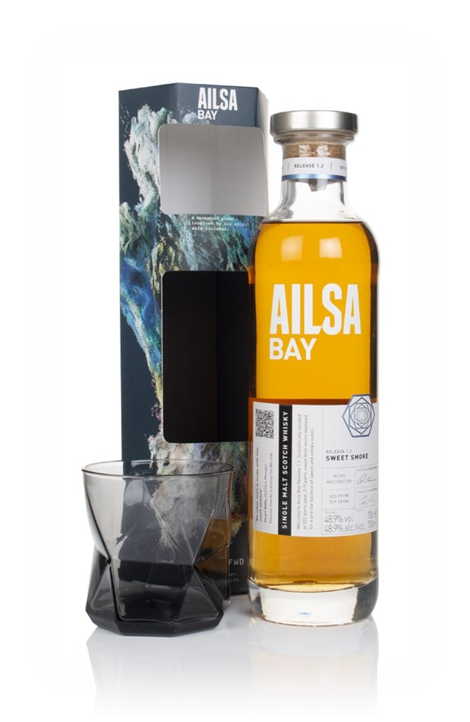 Ailsa Bay Release 1.2 Sweet Smoke Gift Pack with Glass